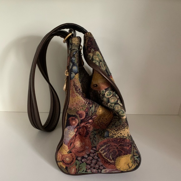 Vintage brocade purse backpack 2 in 1 - Picture 13 of 16